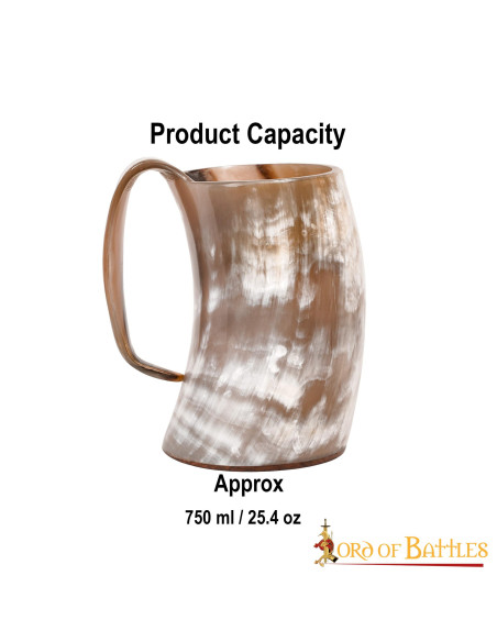 Jarre viking en corne de boeuf