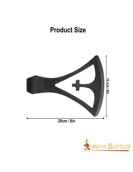 Tête de hache Gotland Viking forgée à...