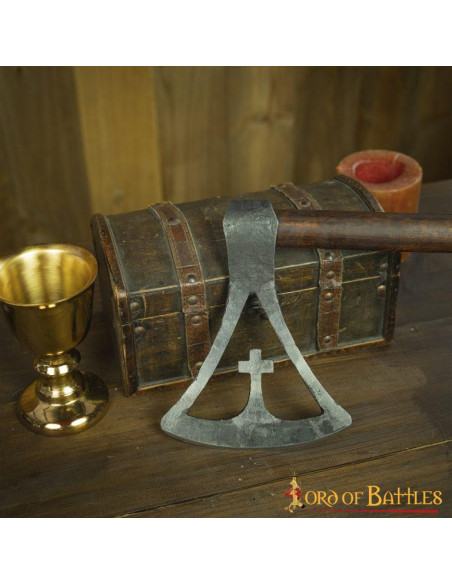 Tête de hache Gotland Viking forgée à...