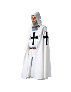 Pack cape et tunique chevaliers teutoniques brodés croix