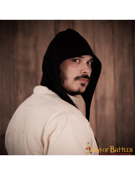 Bonnet paysan médiéval en laine