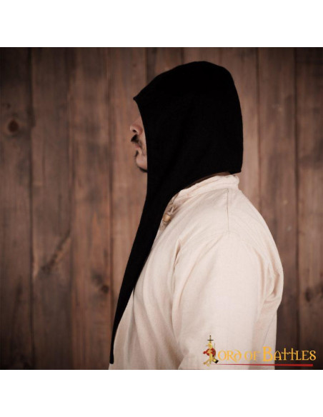 Bonnet paysan médiéval en laine