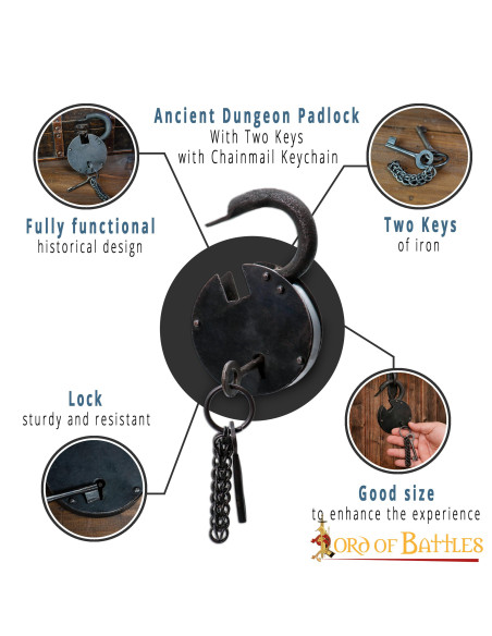 ancien cadenas donjon médiéval