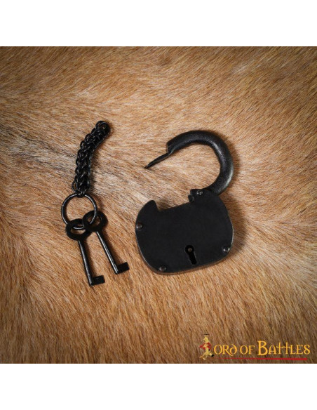 Cadenas de coffre de pirate forgé à...