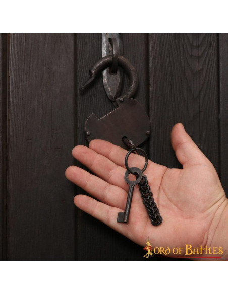 Cadenas de coffre de pirate forgé à...