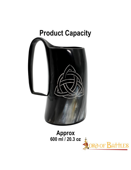 Chope à bière trisketa celtique