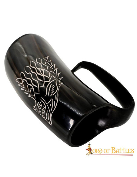 Chope de bière loup médiéval pour les...