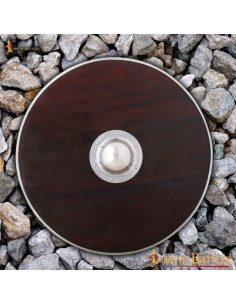 Bouclier Guerrier Viking fonctionnel en bois et acier (76...