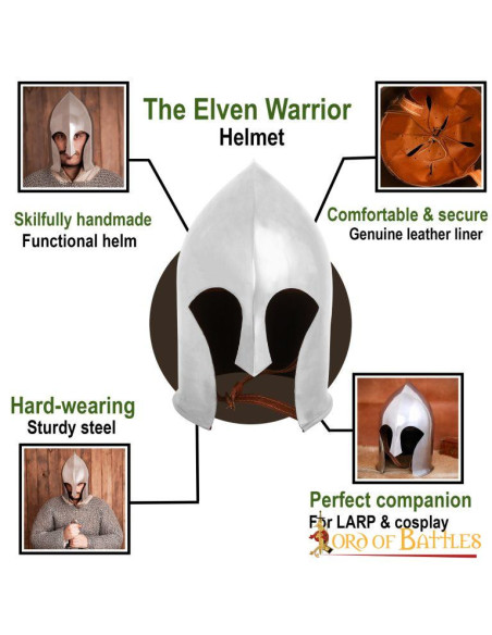 Barbute Medieval Warrior avec...