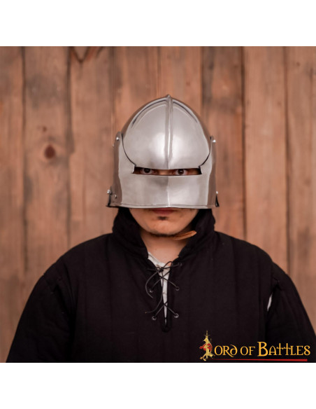 Casque médiéval allemand Sallet, avec...