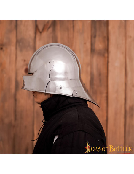Casque médiéval allemand Sallet, avec...