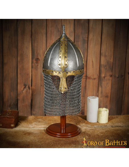 Support en bois pour casques, hauteur...