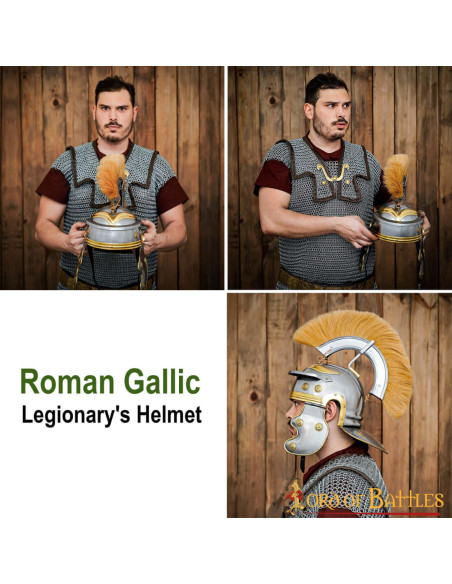 Casque de centurion romain avec...