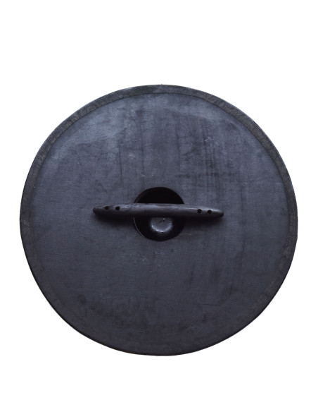 Bouclier Viking peint avec Corbeau et...