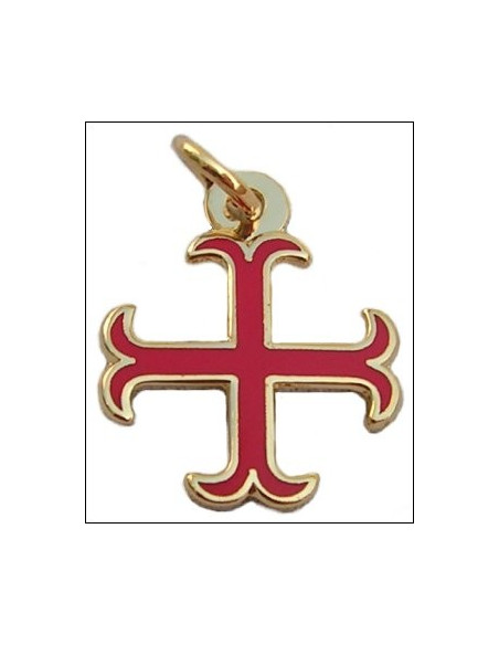 Pendentif Croix Templière Ancrée