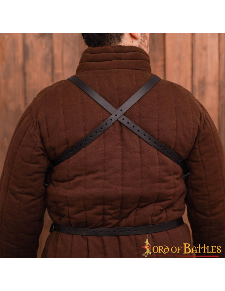 Cuirasse Gothique Acier Doux Noirci