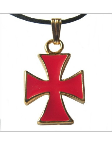 Templerorden pendentif pendentif en argent sterling 925 templiers-croix pendentif 