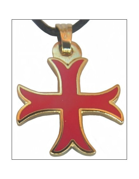 Pendentif croix templière