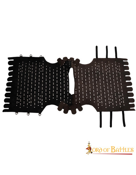 Armure viking en cuir et écailles LARP