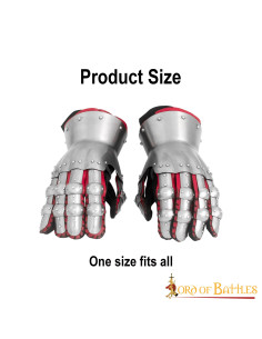 Gantelets médiévaux Sablier, S. XIV 2