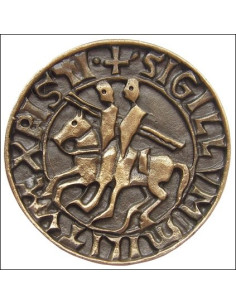 Aimant sceau templier finition bronze