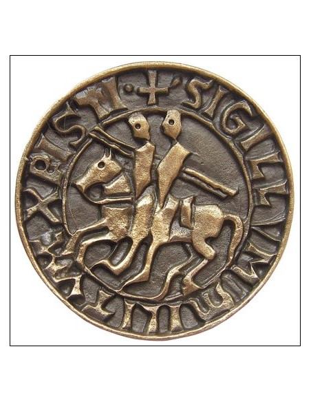 Aimant sceau templier finition bronze