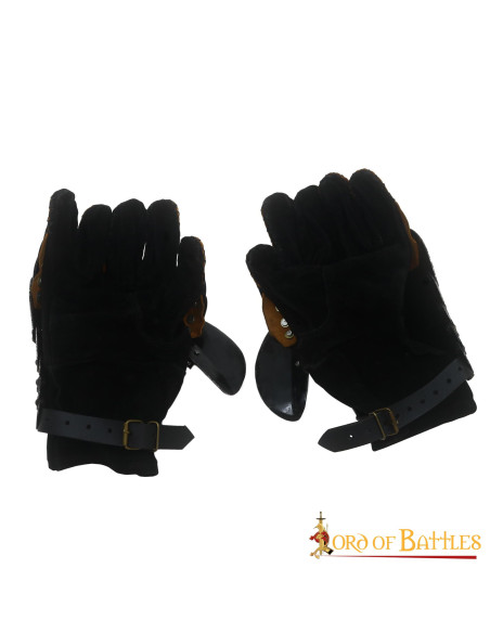 Gantelets de chevalier médiéval...