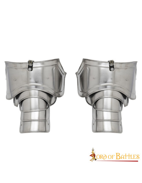 Épaulettes de chevalier médiéval,...