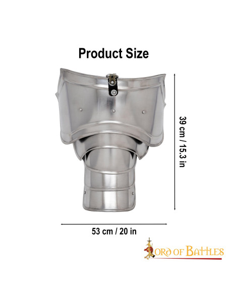 Épaulettes de chevalier médiéval,...
