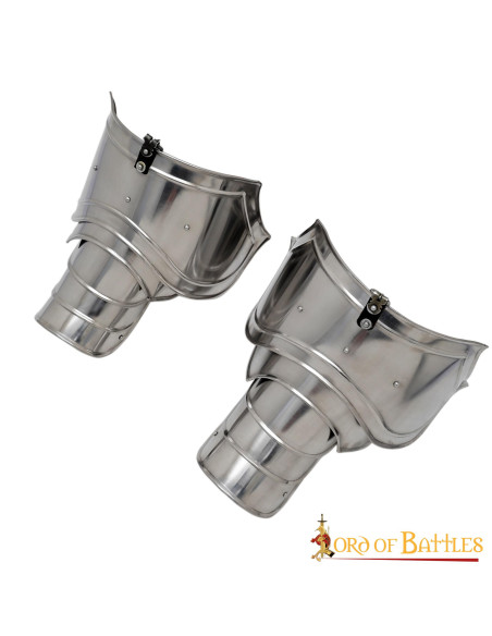 Épaulettes de chevalier médiéval,...