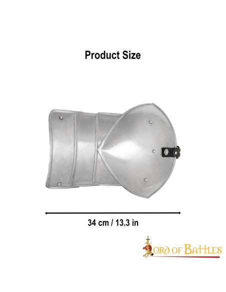 Épaulières de soldat médiéval...