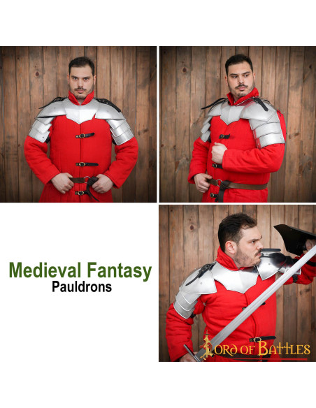 Épaulières de soldat médiéval...