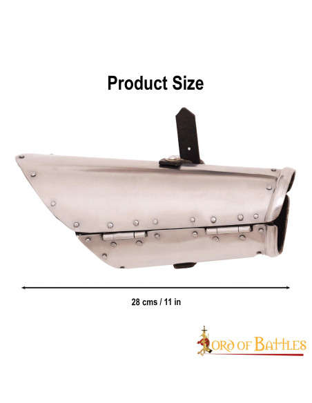 Bracelet en métal guerrier, acier doux