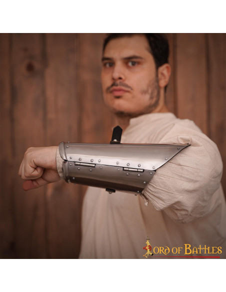 Bracelet en métal guerrier, acier doux