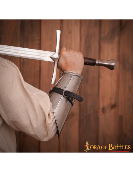 Bracelet en métal guerrier, acier doux