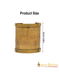 Bracelet orné en laiton massif 2