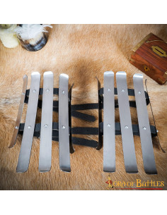 Bracelets viking fonctionnels Valsgarde, acier doux