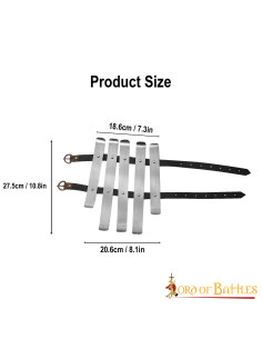 Bracelets viking fonctionnels Valsgarde, acier doux 2