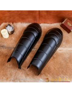 Grèves noircies Dark Knight avec genouillères