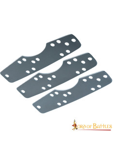 Pack 100 pièces métalliques Armure byzantine, acier doux 2