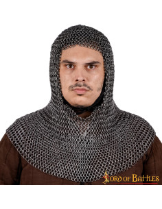 Anneaux ronds de cotte de mailles du pendu 9 mm. 2