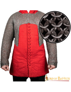 Voiders cotte de mailles courte avec anneau plat 9 mm.