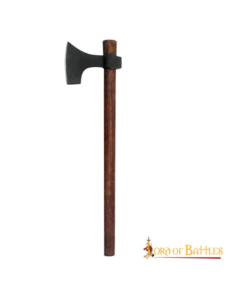 Hache barbu viking forgée à la main