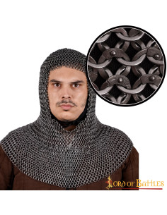 Cotte de mailles Bourreau anneau plat riveté et alterné,...