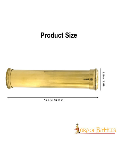 Kaléidoscope médiéval en laiton, fait...