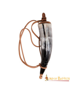 Poudre à canon fabriquée en corne de boeuf