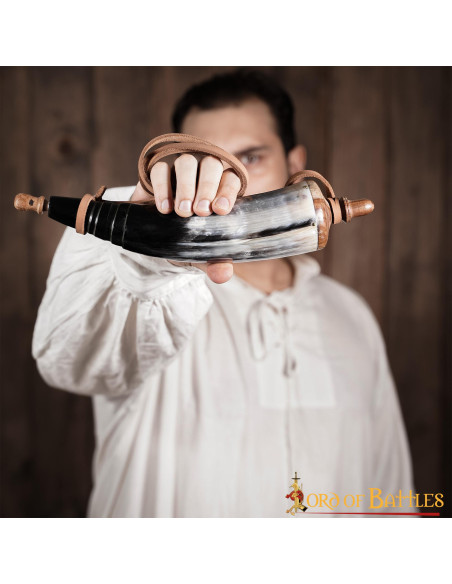 Poudre à canon fabriquée en corne de...