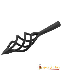 Pointe de flèche médiévale fonctionnelle, flamme de feu 2