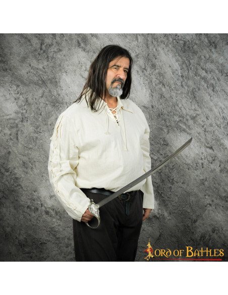 Chemise Médiévale Thor Homme Crème