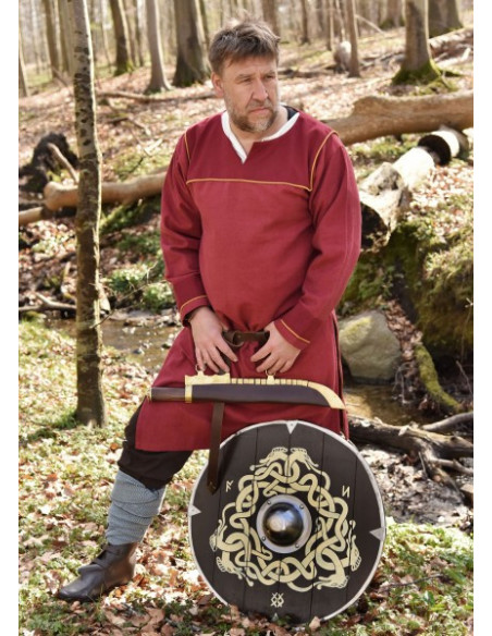 Bouclier anglo-saxon peint à la main...